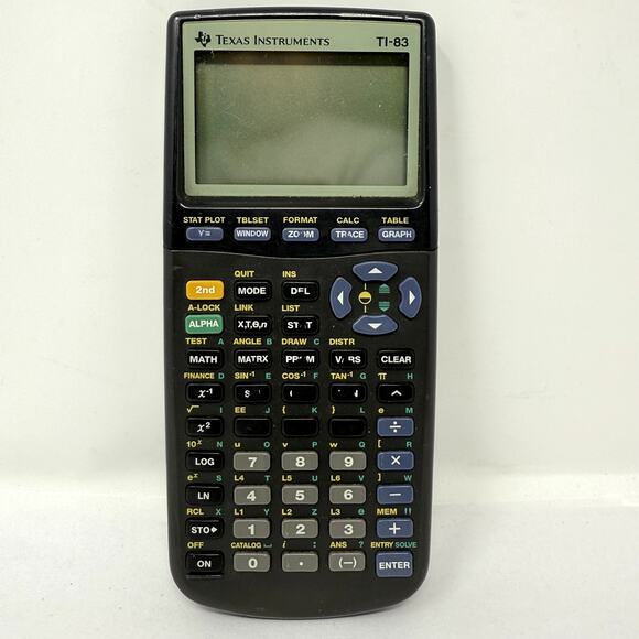 Texas Instruments TI-83 Plus Graphing Calculator School College SAT ACT Math - Picture 1 of 6